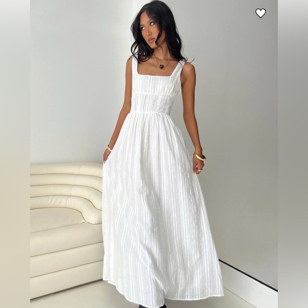 Princess Polly Lorinda White Maxi Dress - Picture 2 of 8